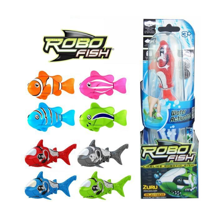 Poisson robot nageur, activé dans l'eau, jouet électronique magique pour  enfant, mini poisson robot réaliste, poisson à piles utile et tendance